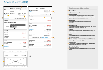 Selected M&T mobile banking app screen showing a primary task surface.