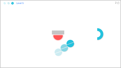 WeMake empathy-game screenshot from a mid-game level showing sensory-sensitivity variables introduced into the gameplay.